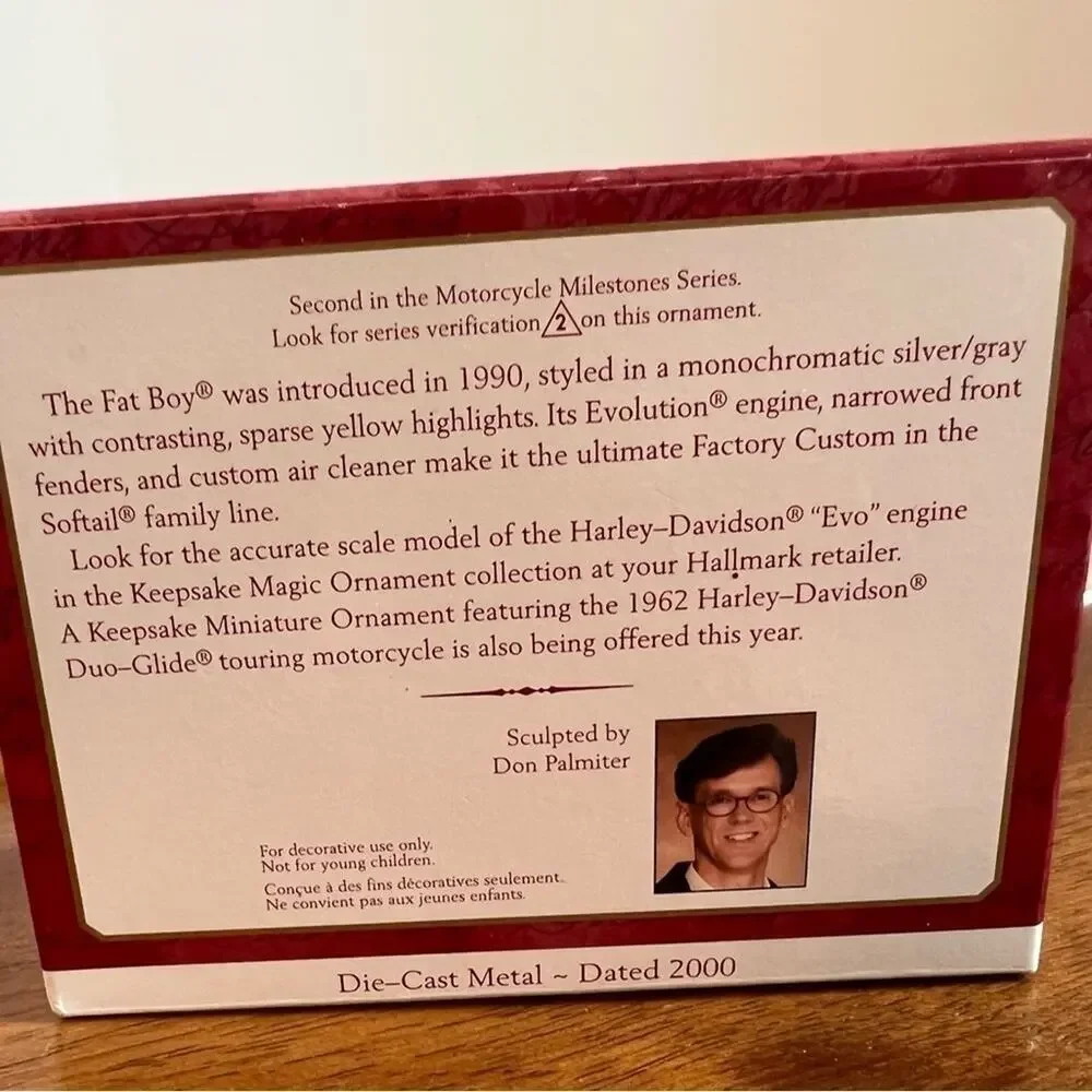 HALLMARK “FAT BOY” HARLEY DAVIDSON MILESTONES (2000)